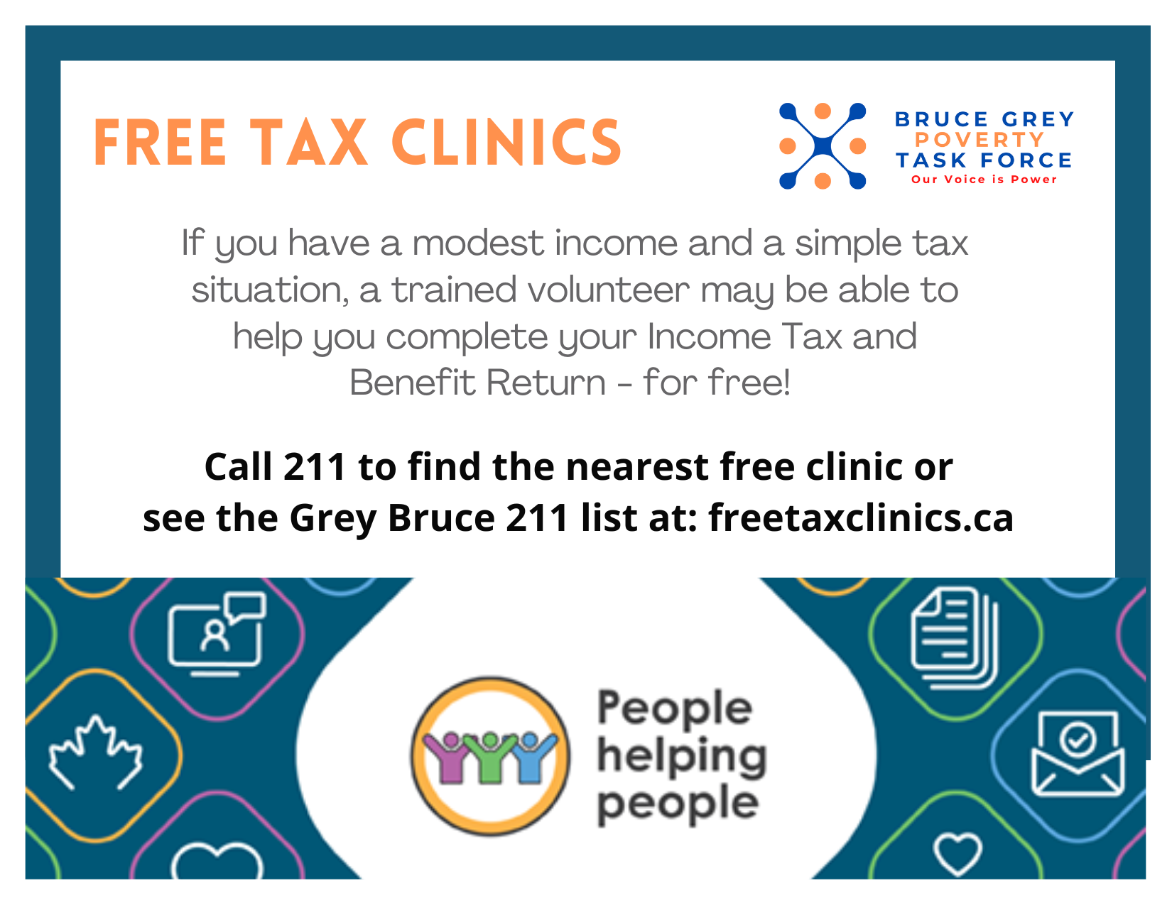 Community Income Tax Program Press Release: Grey Bruce Community Volunteer Income Tax Program ...